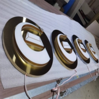 Enseigne LED 3D personnalisée DakeSign Factory OEM, double éclairage avant et arrière, étanche IP65, pour restaurant, café, enseigne commerciale