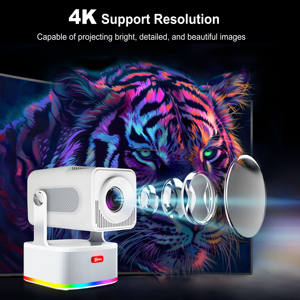 เครื่องเล่นเกมโปรเจคเตอร์ HCS350Plus ความละเอียด 4K HD พร้อมเกมคลาสสิกย้อนยุค 30,000 เกมในตัว โปรเจคเตอร์สำหรับเล่นเกมที่บ้าน อุปกรณ์ออลอินวัน - Product Image 6