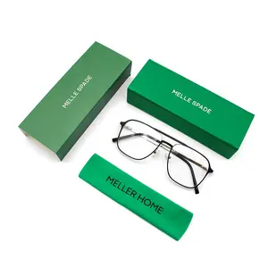 Luxury Hard Rectangle Handmade Eyewear Packaging Eye Glasses Storage Sunglasses Case Custom Logo