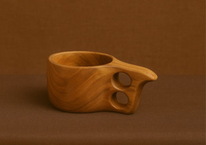 Taza Cangkir de Madera de Teca Natural Premium con Acabado de Grado Alimenticio para Cocina - Product Image 2