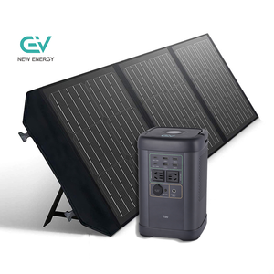 Xách tay 1000W LiFePO4 Pin Trạm điện cho EV sao lưu năng lượng mặt trời Máy phát điện Bảng điều khiển thiết lập với MPPT điều khiển và đèn pin - Product Image 1