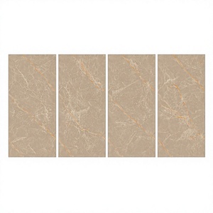 Elegantes Losas de Porcelana con Acabado Crema Mármol, Aspecto de Mármol Real, Azulejos de Porcelana GVT PGVT, Resistentes a las Manchas, Satinados No Reflectantes - Product Image 1