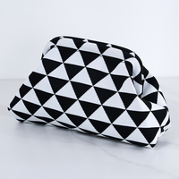 Sacs à main de luxe pour femmes, sacs à main de marque célèbres d'occasion, pochette en tricot 3D, sacs de créateurs pour femmes, pochette de mode célèbre pour femmes