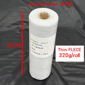 Interfaz de vellón fusible, vellón fusible de un lado <span class=keywords><strong>para</strong></span> Loft <span class=keywords><strong>para</strong></span> coser, <span class=keywords><strong>acolchar</strong></span>, manualidades, ropa, bolsos (11,8 pulgadas x 10 yardas) - Product Image 3