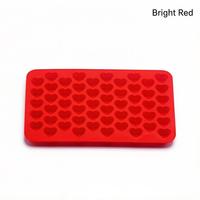 Moule carré en silicone sans BPA pour chocolat, 55 cavités, pour gâteaux, glaçons, crème glacée, résistant à la chaleur, compatible lave-vaisselle, pour la pâtisserie