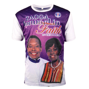 Camiseta de promoción y campaña electoral Camiseta de impresión por sublimación a todo color Hecho en China - Product Image 2