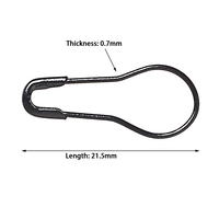 Épingles à gourde, épingles de sûreté en forme de poire pour tricoter des marqueurs de point, couture de vêtements bricolage