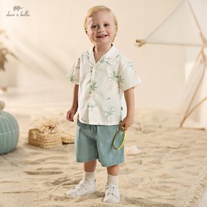DB2261930 DAVE BELLA Set Estivo <span class=keywords><strong>per</strong></span> <span class=keywords><strong>Bambini</strong></span>: Maglietta a Maniche Corte + Pantaloncini, Completo Casual 2 Pezzi <span class=keywords><strong>per</strong></span> Spiaggia e <span class=keywords><strong>Vacanze</strong></span> - Product Image 1
