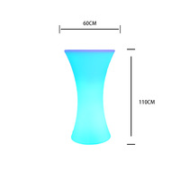 Offre Spéciale mode PE matériel télécommande Rechargeable rvb veilleuse Led Bar chaise Table pour la décoration