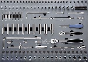 386 món dụng cụ sửa chữa xe hơi, bao gồm cả xe đẩy dụng cụ, thiết bị cần thiết cho bảo dưỡng ô tô - Product Image 3