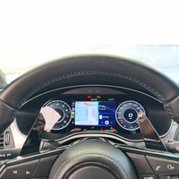 Layar LCD 1920*720p Sistem Linux Speedometer Otomatis untuk Audi A6 C7 A7 Peningkatan Kluster Digital Dashboard