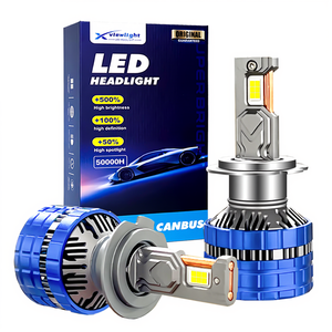 Faros Delanteros LED para Automóvil Xview S21 de Alta Potencia 200W 12V 55000LM, Sistema de Iluminación Automotriz, Bombilla LED H1 H4 H7 9005 9006 - Product Image 1