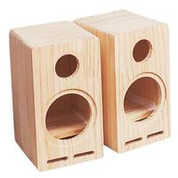 Boîte de haut-parleur en bois boîte de haut-parleur vide en bois
