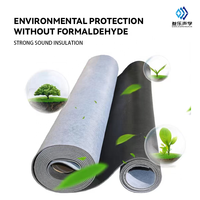 Tapis insonorisant en caoutchouc polyuréthane durable et flexible, imperméable, pour usage domestique, divertissement, projets d'aménagement intérieur, isolation acoustique