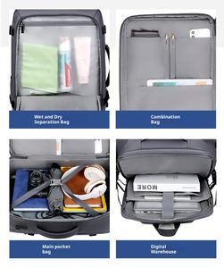 Mochila para Portátil USB de Gran Capacidad Personalizada, Bolsa de Viaje Oxford Impermeable, Estilo Casual de Negocios, con Cierre, Unisex - Product Image 3