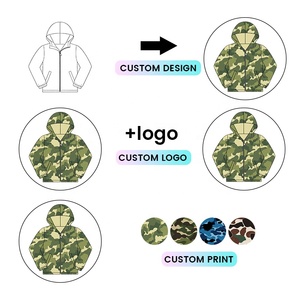 Veste coupe-vent imperméable à fermeture éclair personnalisée KERUI pour enfants, garçons et filles, imprimés occidentaux - Product Image 4