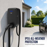 Nouvelle borne de recharge murale pour véhicules électriques NECS 7 kW AC Type 2, pour maison, garage, extérieur, modèle 3002