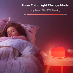 Lampe de nuit moderne à LED <span class=keywords><strong>rouge</strong></span> 620/660/670nm 1W 600mAh ABS rechargeable et à intensité variable pour chambre d'enfant et bébé - Product Image 4