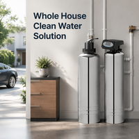 Système de purification d'eau central SUS304 1200L 3000L 5000L avec lavage automatique à contre-courant et filtration multi-étages