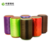 Fil de soie coloré en nylon 6 ténacité RW/DDB 467Dtex/72F de qualité AA écologique