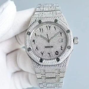 No.1 <span class=keywords><strong>Reloj</strong></span> de pulsera deportivo con diamantes al por mayor más <span class=keywords><strong>barato</strong></span> <span class=keywords><strong>Reloj</strong></span> de lujo Iced Out Hombres Mujeres Relojes mecánicos automáticos Relojes Moissanite - Product Image 4