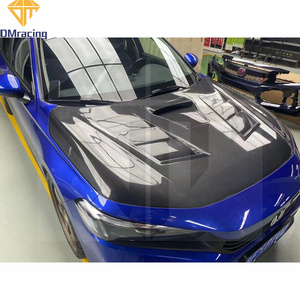 CAPÓ DE FIBRA DE CARBONO ESTILO SEIBON TS para HONDA <span class=keywords><strong>CIVIC</strong></span> XI 2022 <span class=keywords><strong>11</strong></span>ª GENERACIÓN <span class=keywords><strong>11</strong></span> - Product Image 2
