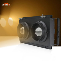 Projecteur LED COB Blanc Chaud pour Scène, Étanche IP65, DMX512, pour Fêtes et DJ, 2 Yeux, Type Par