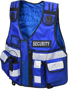 Gilet de sécurité réfléchissant haute visibilité OEM, vêtements de travail de sécurité personnalisés, polyester/coton d'hiver, vente en gros, vêtements de sport en vrac - Product Image 2