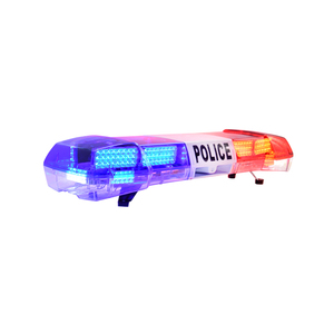 Nuova Barra Luminosa LED TBD-6000LB Rossa e Blu ad Alta Luminosità con Altoparlante per Veicoli di Emergenza DC12V/24V 126W - Product Image 2
