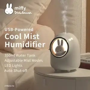 MIPOW X MIFFY – mini humidificateur intelligent, 380ml, avec pulvérisation puissante, cadeau 2023