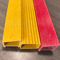 Tube rond en PRV pultrudé, surface lisse, tuyau composite en fibre de verre coloré pour mât de drapeau