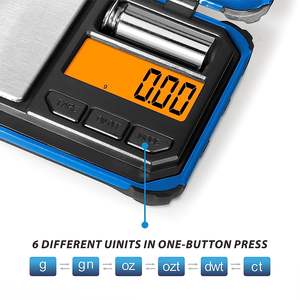 अनुकूलित मिनी डिजिटल गहने वजन पैमाने 0.01g सटीकता एब्स प्लास्टिक स्टेनलेस स्टील बैटरी घर के लिए संचालित - Product Image 3