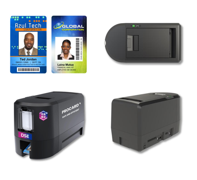 High Performance Entrust DSE Single-sided Double-sided PVC Card Printer 300DPI Label Maker in Stock