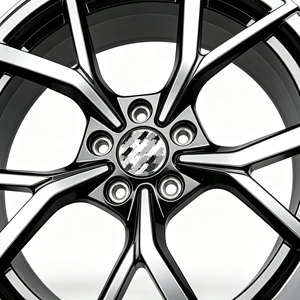 Jantes en alliage forgé à multiples rayons avec face usinée pour Volkswagen Golf Tiguan Passat <span class=keywords><strong>Arteon</strong></span> – Roues de remplacement pour voiture - Product Image 3