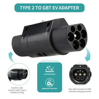 Adaptateur Type2 vers Gbt prise 32A Type 2 IEC62196 adaptateur de chargeur pour voiture électrique Version chinoise avec prise de charge Gb/T
