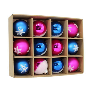 Fabrikkundenspezifische Fest- und Party-Weihnachtsbaumdekorationen 2026 Weihnachtsgeschenk <span class=keywords><strong>PET</strong></span> Bruchfeste Kunststoff-Weihnachtskugeln - Product Image 2