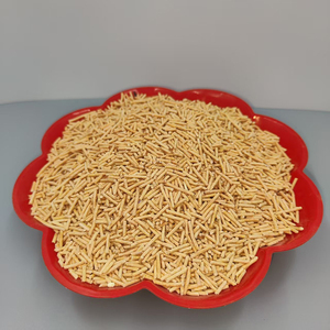 OEM Großhandel Umweltfreundliche Tofu-Katzenstreu Gestreifte Form Staubfrei Pflanzenfaser Natürlich Spülbar Klumpend PH-Gesundheitsindikator - Product Image 3