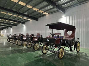 Carruaje DE BODA romántico para 5-6 personas Decoración de carro de caballo de Navidad al aire libre para hacer turismo - Product Image 4
