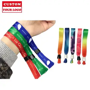 Polyester Lanyard Met Logo Custom Touw Lanyard Pols Lanyard Kids Polsband Geweven Polsbandjes