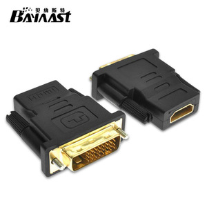 Adaptateur BAYAAST DVI mâle vers HDMI femelle, convertisseur haute définition 24 + 1 broches pour ordinateur portable - Product Image 1