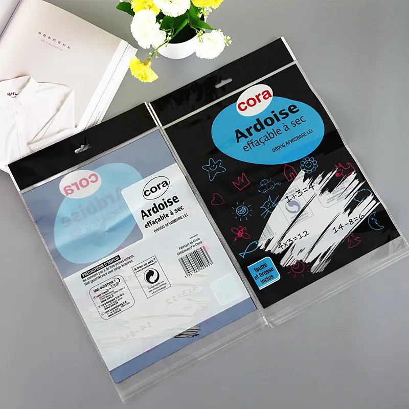Sacchetti adesivi autoadesivi personalizzati sacchetti di plastica trasparente sigillante plastica poli Opp Cellophane sacchetto per imballaggio stampa