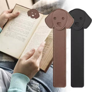 <span class=keywords><strong>Segnalibro</strong></span> in Pelle PU a Forma di Cane, Nuovo <span class=keywords><strong>Segnalibro</strong></span> per Studenti, Clip per Paginazione Libri, Regalo Personalizzabile - Product Image 1