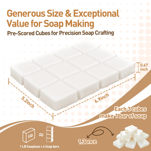 Base <span class=keywords><strong>de</strong></span> Savon Bio au <span class=keywords><strong>Lait</strong></span> <span class=keywords><strong>de</strong></span> <span class=keywords><strong>Chèvre</strong></span> et Glycérine 1lb – Mousse Riche Hydratante pour Soins Naturels <span class=keywords><strong>de</strong></span> la Peau et Fabrication <span class=keywords><strong>de</strong></span> Savon – Base <span class=keywords><strong>de</strong></span> Savon Pure et Sûre - Product Image 2