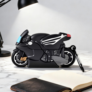 Funda Protectora de Silicona 3D para Audífonos <span class=keywords><strong>Samsung</strong></span> Buds3 Pro, Diseño de Motocicleta, Accesorios de Moda para Hombre - Product Image 2