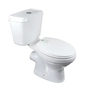 African Two piece ceramics toilet bowl closestool, modern western bathroom washdown 2 piece wc toilet s-trap closestool