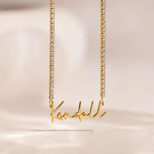 <span class=keywords><strong>Collana</strong></span> Tennis Personalizzata in Acciaio Inossidabile con Zirconi Certificata CE, Regalo Trendy <span class=keywords><strong>per</strong></span> la <span class=keywords><strong>Festa</strong></span> <span class=keywords><strong>della</strong></span> <span class=keywords><strong>Mamma</strong></span> - Product Image 4