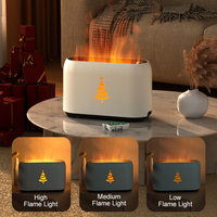 Diffuseur d'arômes ultrasonique à flamme de feu de Noël en gros avec télécommande pour huiles essentielles et humidificateur d'air