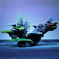Usine En Gros Grand aquarium décoration personnalisée D'eau Salée Fish Tank Résine corail Récif Rock