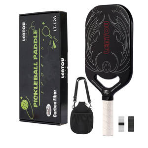 Raquette de Pickleball en nid d'abeille à formation intégrale pressée à chaud, raquette de Pickleball en fibre de carbone avec <span class=keywords><strong>gorge</strong></span> aérodynamique, approuvée par l'USAPA - Product Image 5