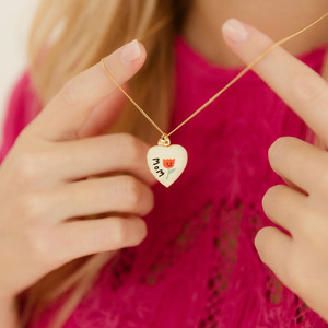Heart with Infinity <b>Cross</b> Border Multi Verified Manufacturer for Wholesalers Cadmium Free Metal Vacuum Plating Standard Gift - Product Image 5